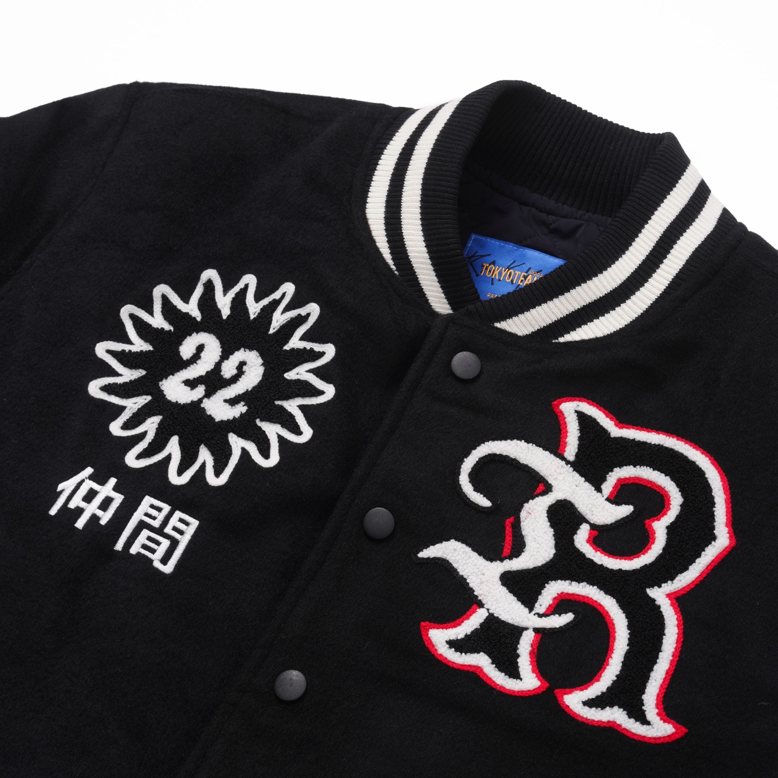 NAKAMA バーシティ ジャケット ブラック
