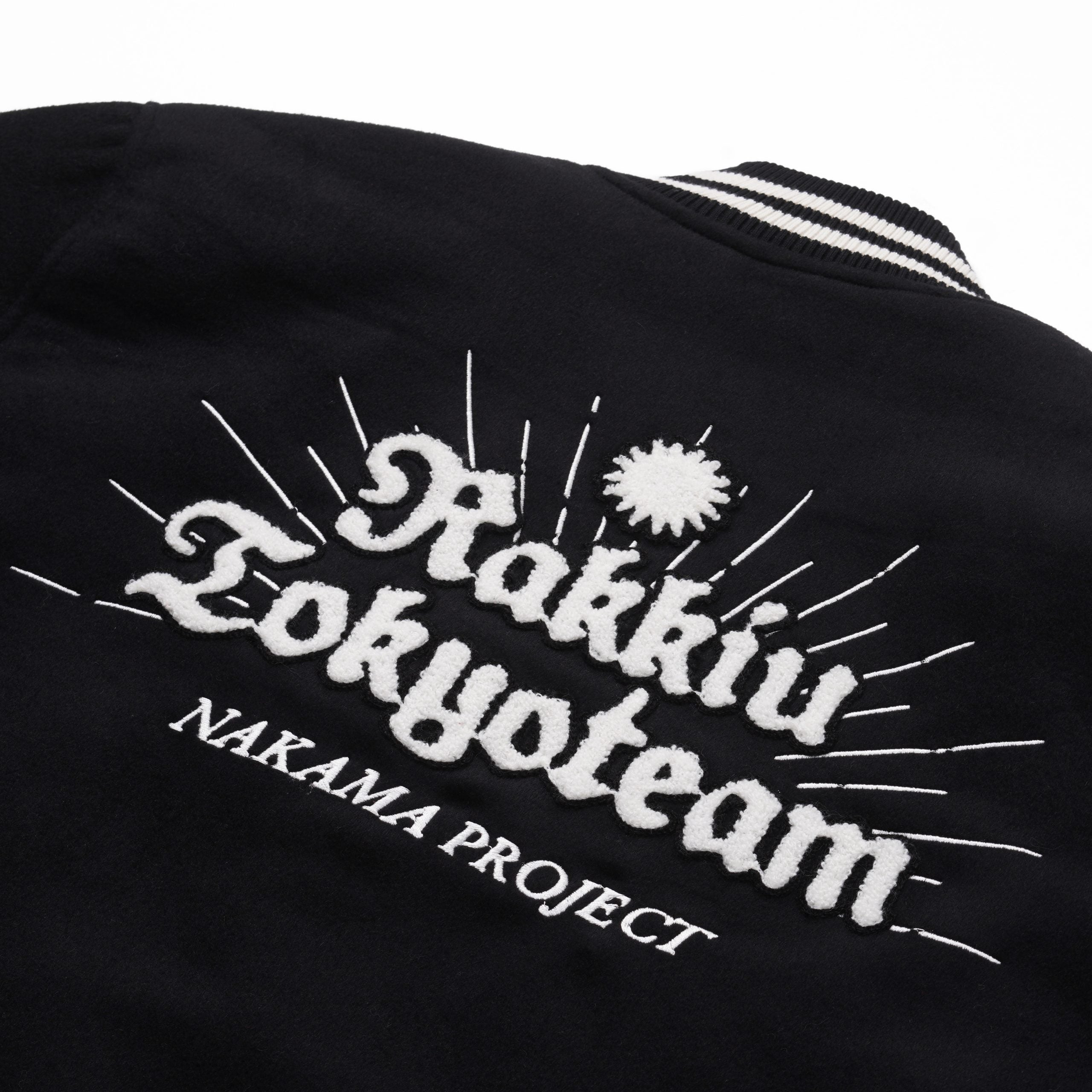 NAKAMA バーシティ ジャケット ブラック