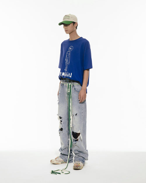 ALIEEEEN T-shirt Blue