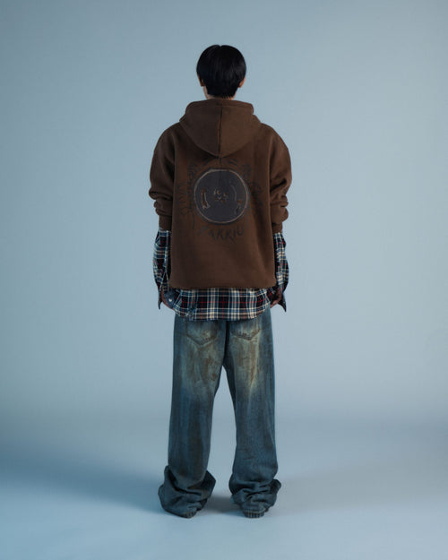 BUTTON Brown Parka