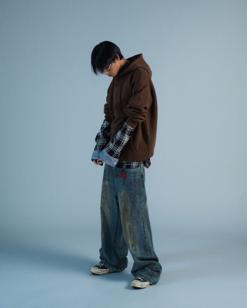 BUTTON Brown Parka