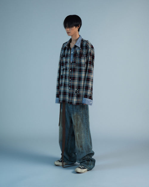 RKBO Red Line Tartan Check Shirt