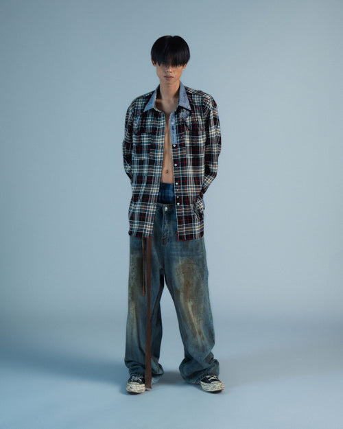 RKBO Red Line Tartan Check Shirt