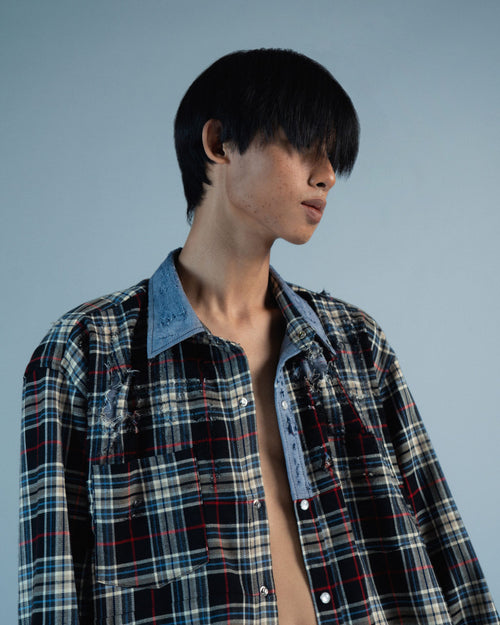 RKBO Red Line Tartan Check Shirt