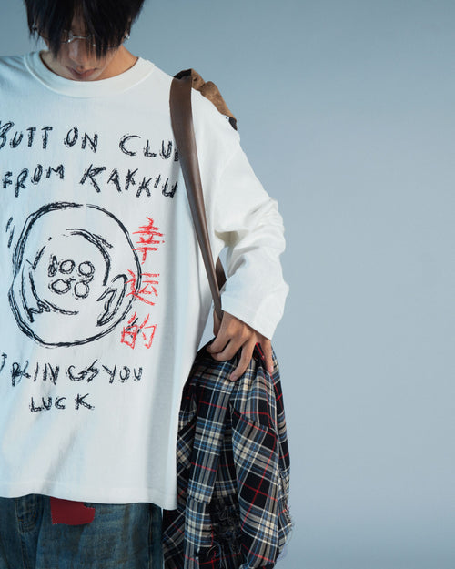 BUTT ON White Long Sleeve 