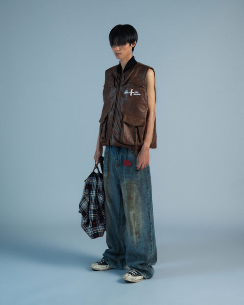 RKBO Brown Leather Vest