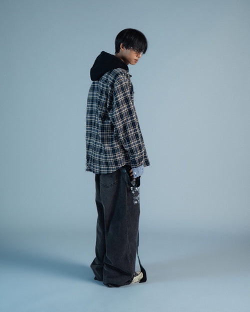 RKBO Blue Line Tartan Check Shirt