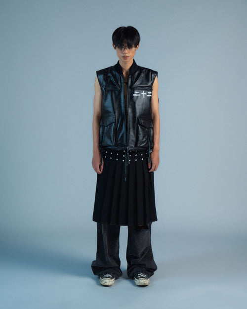 RKBO Black Leather Vest