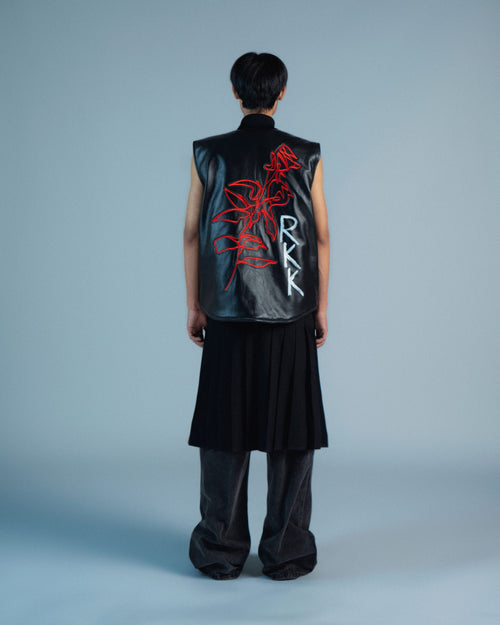 RKBO Black Leather Vest