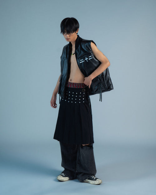 RKBO Black Leather Vest