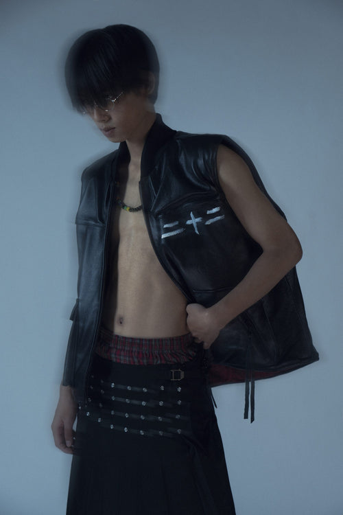RKBO Black Leather Vest