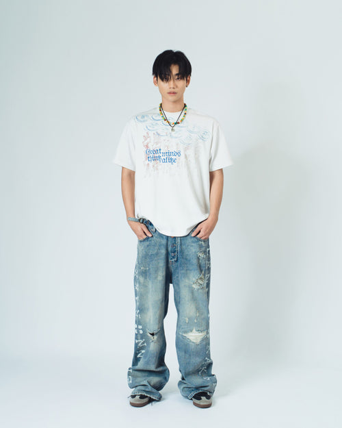 M&amp;M White T-shirt