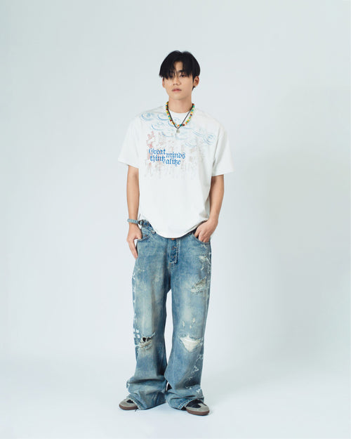 M&amp;M White T-shirt