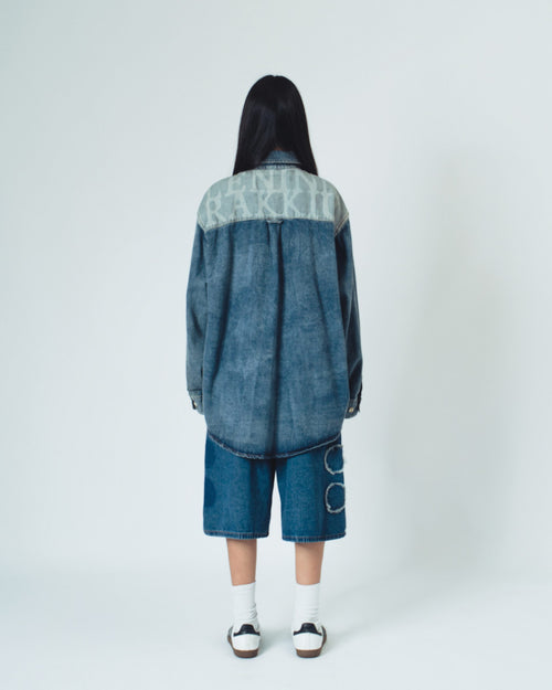 4 Hole Puncher Blue Denim Shirt