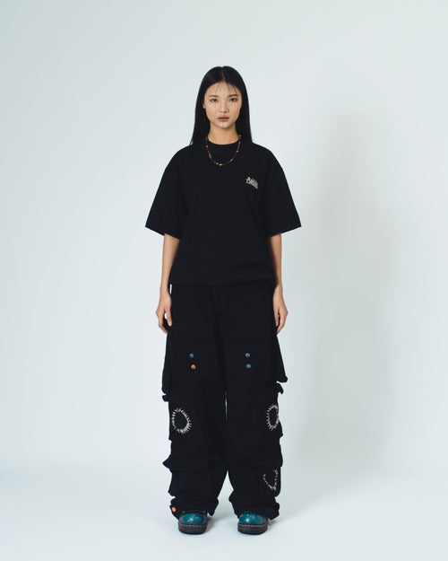 4 Hole Puncher Black T-Shirt