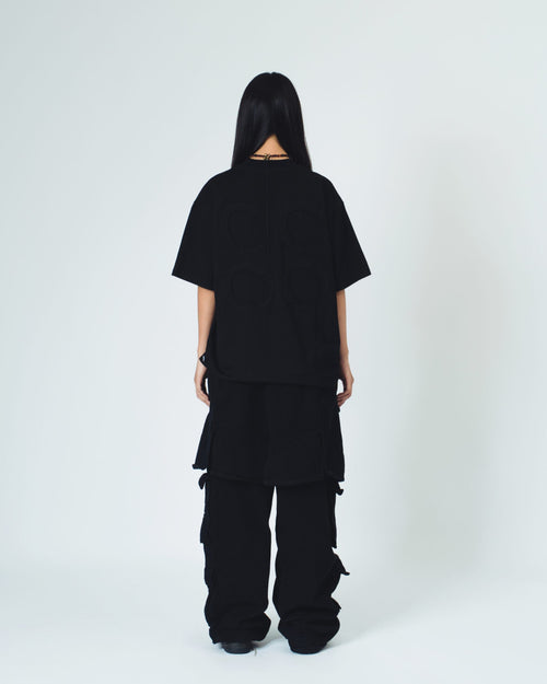 4 Hole Puncher Black T-Shirt