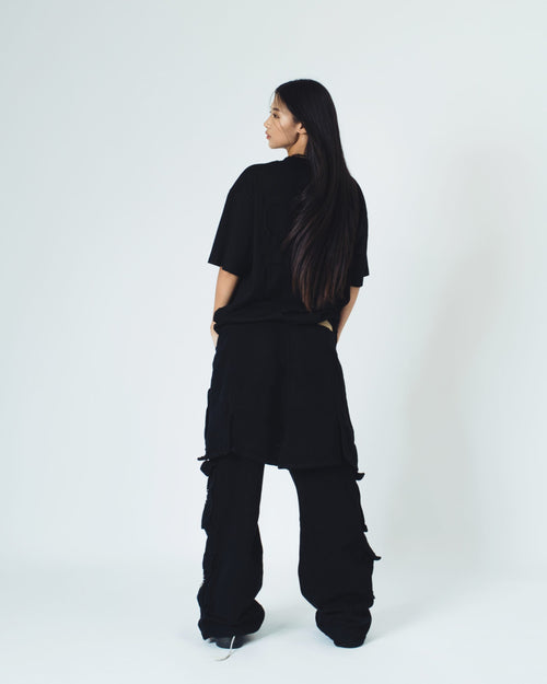 4 Hole Puncher Black T-Shirt