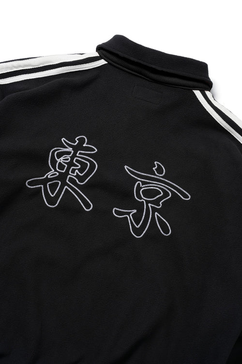 STUCKIN22 Black Polo Sweater