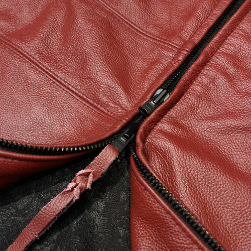 RK//TERRY HO NUMBERING SERIES Leather Jacket 