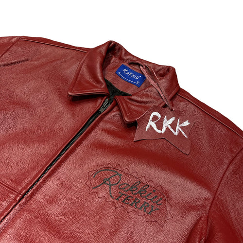 RK//TERRY HO NUMBERING SERIES Leather Jacket 