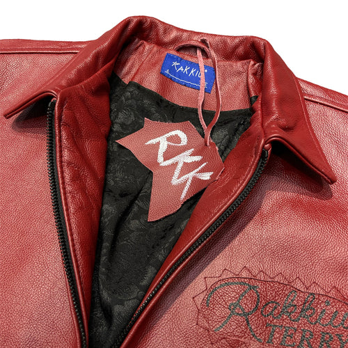RK//TERRY HO NUMBERING SERIES Leather Jacket 