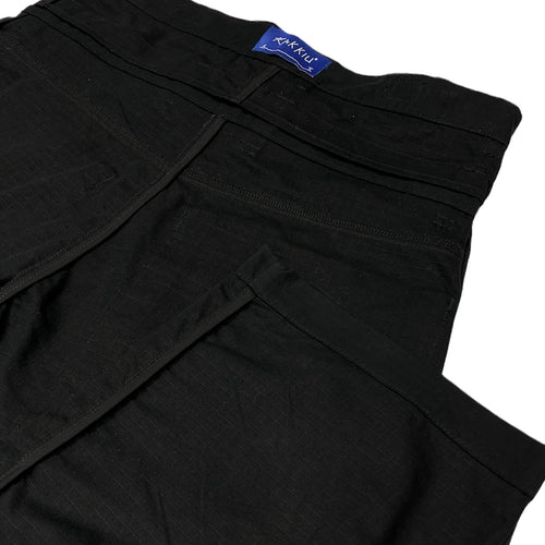FLOWER Cargo Black Pants