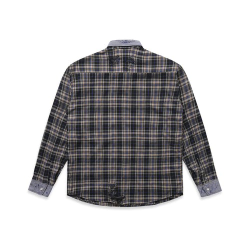 RKBO Blue Line Tartan Check Shirt