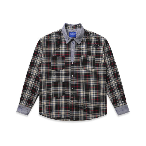 RKBO Red Line Tartan Check Shirt
