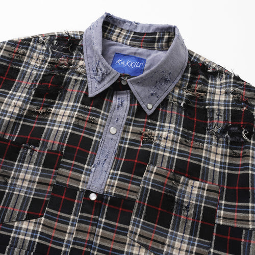 RKBO Red Line Tartan Check Shirt