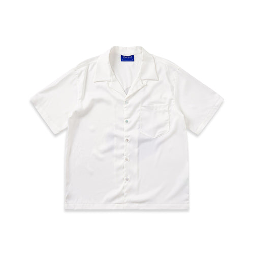Q Silk Shirt White