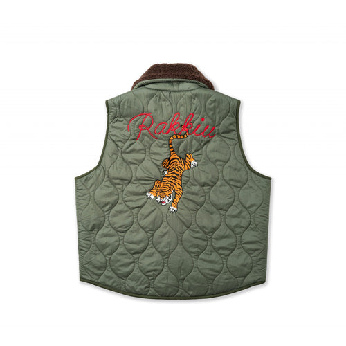 Tiger puffer vest 