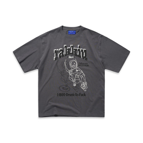 DRUNK AS FT shirt gunmetal