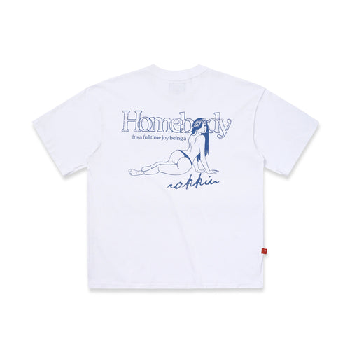 FULLTIME JOB White T-shirt