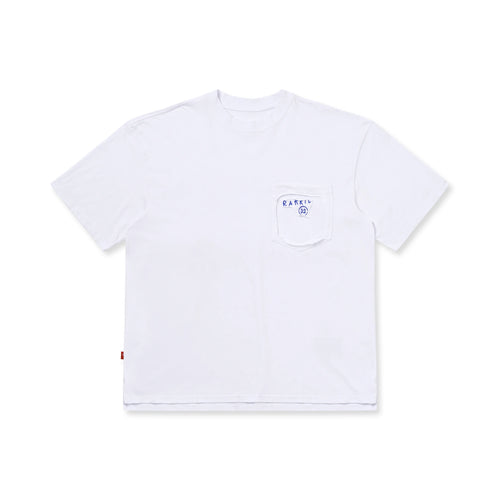 NO POCKET WHITE T-SHIRT
