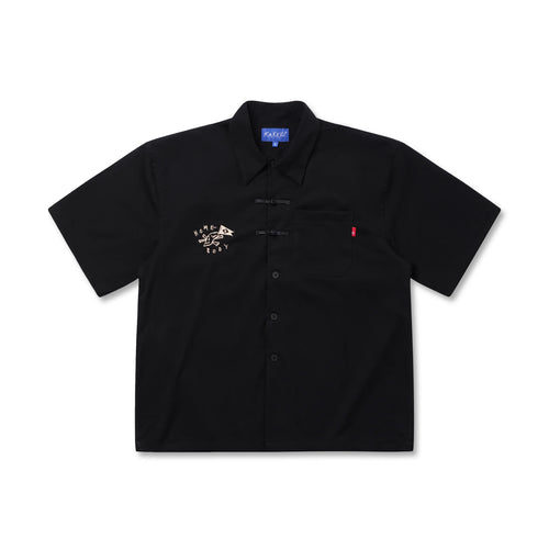 3SKULLS Black short sleeve shirt