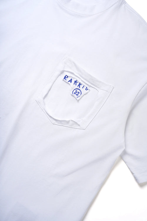 NO POCKET WHITE T-SHIRT