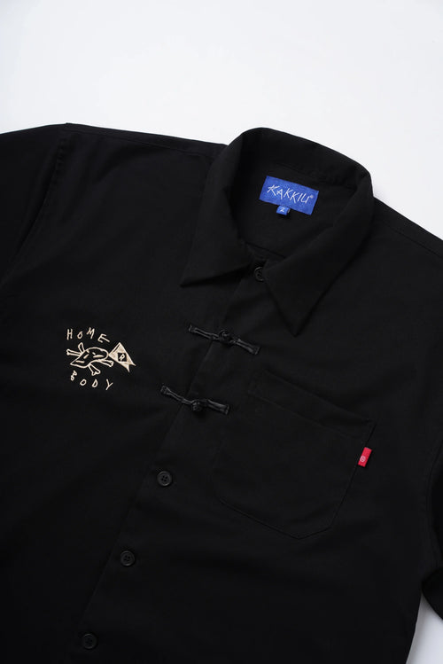 3SKULLS Black short sleeve shirt