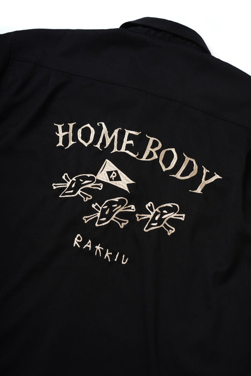 3SKULLS Black short sleeve shirt