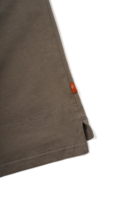 NO POCKET BROWN T-SHIRT