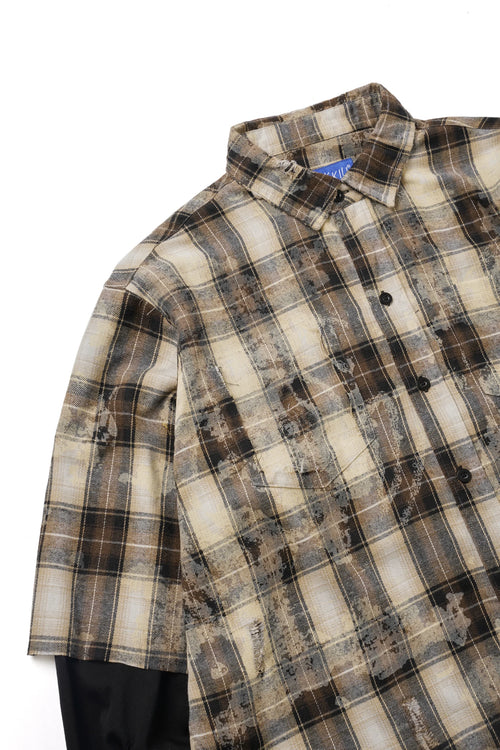 KABA Brown Tartan Check Shirt