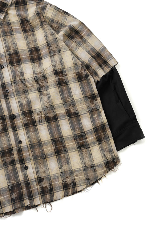 KABA Brown Tartan Check Shirt