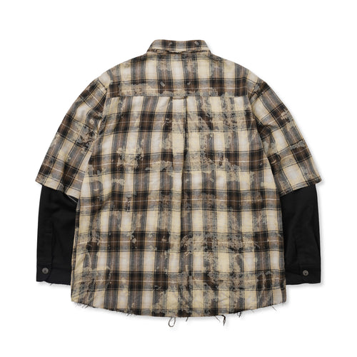 KABA Brown Tartan Check Shirt
