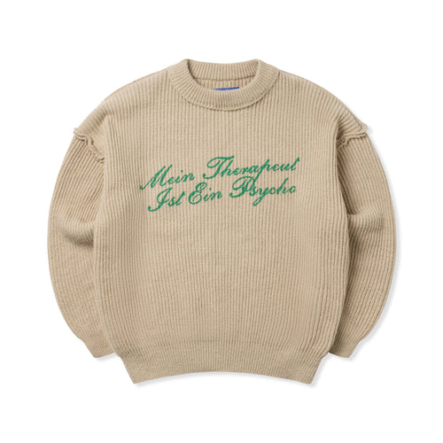 UPSYCHO Beige Knit Sweater