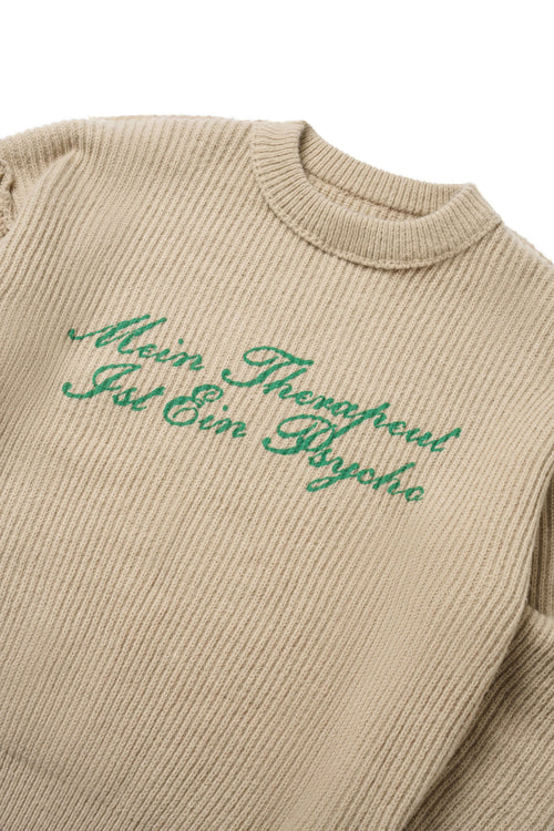 UPSYCHO Beige Knit Sweater