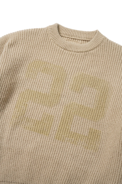 UPSYCHO Beige Knit Sweater
