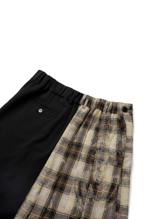 SAKA Brown tartan check skirt