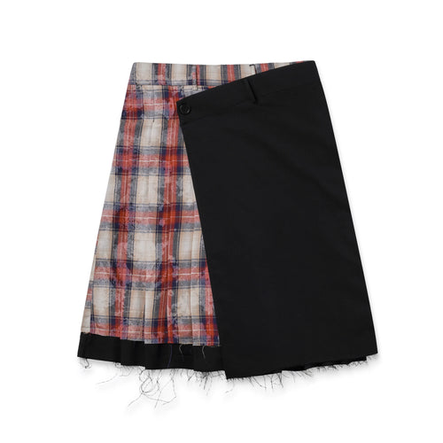 SAKA Red Tartan Check Skirt