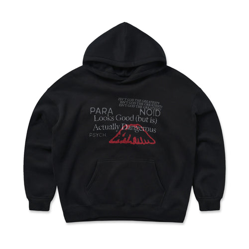 PARANOID Black Hoodie