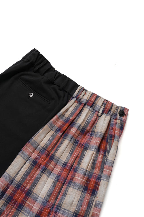 SAKA Red Tartan Check Skirt
