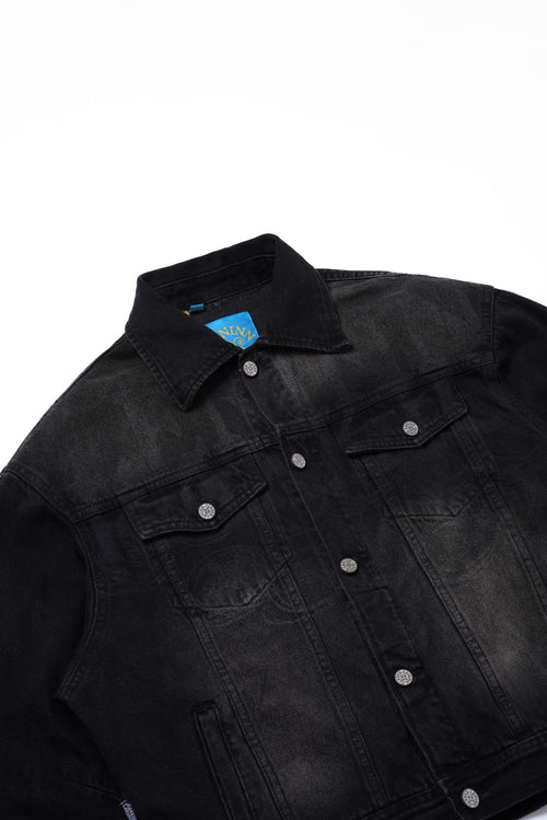 M&amp;M Black Denim Jacket